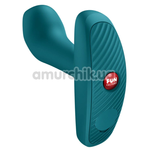 Анальная пробка с вибрацией Fun Factory Bootie Vibe, бирюзовая