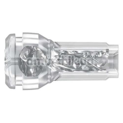 Набор Kiiroo Interactive Suction Device + Stroker: интерактивная насадка PowerBlow + мастурбатор Kiiroo Feel Pocket Male Masturbator PBC (Crystal Texture)