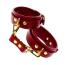 Фиксаторы для ног Taboom Bondage in Luxury Ankle Cuffs, красные - Фото №2