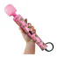 Универсальный вибромассажер Stoner Vibes Wacky Weed Wand Massager, розовый - Фото №2