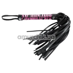 Флогер Argus Fetish Purple Small Leopard Flogger, фіолетово-чорний - Фото №1