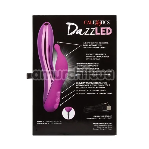 Вібратор DazzLED Radiance, рожевий