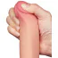 Фаллоимитатор Sliding-Skin Dual Layer Dong 9 с мошонкой, телесный - Фото №13