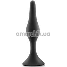 Анальна пробка Luxe Beginner Plug Medium, чорна - Фото №1