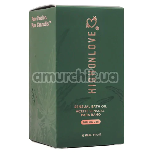 Масло для ванны с CBD HighOnLove Sensual Bath Oil, 100 мл