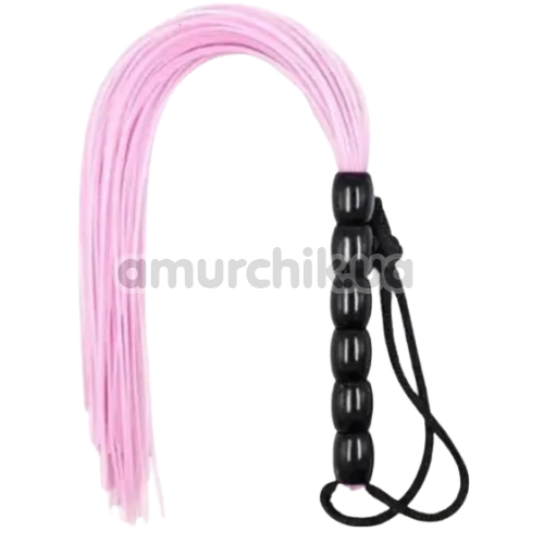 Флоггер DS Fetish Mini Flogger Balls, розовый