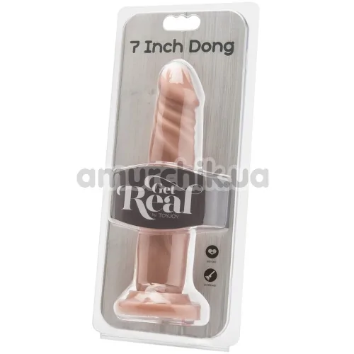 Фалоімітатор на присосці Get Real 7 Inch Dong, тілесний