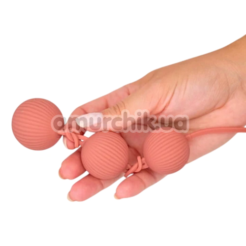 Набор вагинальных шариков с вибрацией Sweet Em Selene Kegel Balls, коралловый