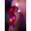 Анальная пробка с розовым хвостом и подсветкой Taboom Led Unicorn Tail, черная - Фото №5