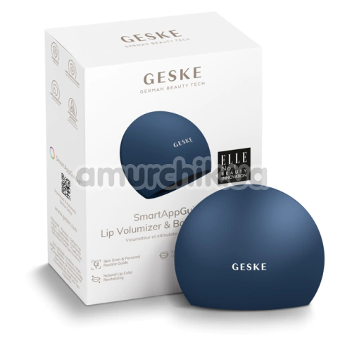 Устройство для увеличения объема губ Geske Lip Volumizer & Booster Big 4 in 1, темно-синее