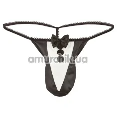 Труси-стрінги чоловічі Herren String 2180332, чорні - Фото №1
