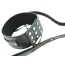 Ошейник с поводком DS Fetish Wide Collar With Leash, черный - Фото №2
