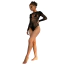 Боди Star Night Fishnet Circle Bodysuit, черное - Фото №7