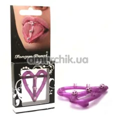 Насадка на язык Medium Purple Tongue Pearl средней жёсткости - Фото №1