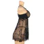 Комплект Star Night Elegant Lace Sexy Babydoll, чорний: пеньюар + трусики-стрінги - Фото №6