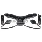 Подвійний вібратор Fetish Fantasy Series Inflatable Vibrating Double Delight, чорний - Фото №1