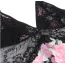 Комплект Star Night Floral Mesh Set, черный: пеньюар + трусики-стринги - Фото №16