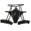 Комплект Star Night Bra Garter Belt, черный: бюстгальтер + трусики с гартерами - Фото №12