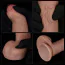 Фаллоимитатор Dual-Layered Silicone Nature Cock LV411043, светло-коричневый - Фото №16