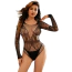 Боди JSY Sexy Lingerie WW7041, черное - Фото №3