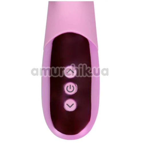 Вібратор Loveline Ultra Soft Silicone Rabbit Vibrator, бузковий
