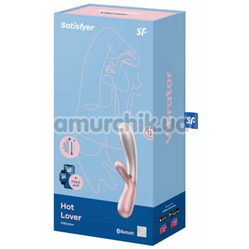Вибратор с подогревом Satisfyer Hot Lover, розовый