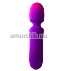 Универсальный вибромассажер Rocks-Off Glo-Girl Wand, фиолетово-розовый - Фото №1