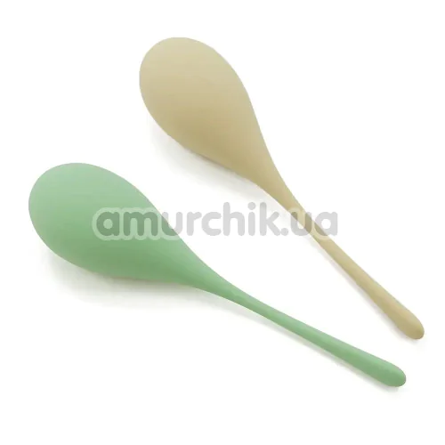 Вагінальна кулька Sweet Em Velvet Lure Kegel Ball 50 г, світло-зелена
