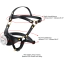 Маска для мінету Lockink Blowjob Head Harness Muzzle for Puppy Play, чорна - Фото №6