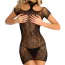 Сукня High Neck Cold Shoulder Lace, чорна - Фото №4
