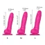 Фаллоимитатор Strap-On-Me Sliding Skin Realistic Dildo M, розовый - Фото №5
