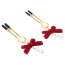 Набір затискачів для грудей Senuelo Pearl Nipple Clamps Kit, золотий - Фото №3