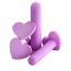 Набор фаллоимитаторов Wellness 4-piece Dilator Kit, фиолетовый - Фото №2