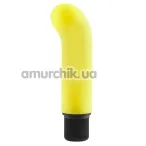 Вибратор для точки G Neon Jr. G-Spot Softees, желтый - Фото №1