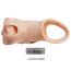 Насадка на пенис с вибрацией Pretty Love Penis Sleeve 026241Z, телесная - Фото №8