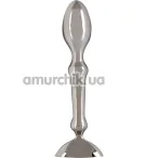 Анальна пробка Stainless Steel Butt Plug, срібна - Фото №1