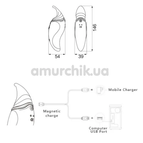 Клиторальный вибратор Zalo Hero Clitoral Massager, зеленый