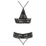 Комплект Cottelli Collection Lingerie Top And String, чорний: бюстгальтер + трусики - Фото №5