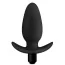 Анальна пробка з вібрацією Anal Adventures Platinum Saddle Plug, чорна - Фото №1