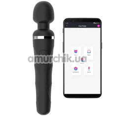 Універсальний масажер Lovense Domi Programmable Wand 2, чорний - Фото №1