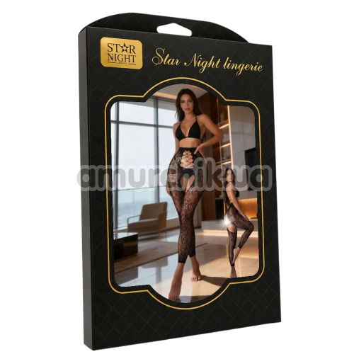 Колготки Star Night Open Lace Tights Leggings, черные