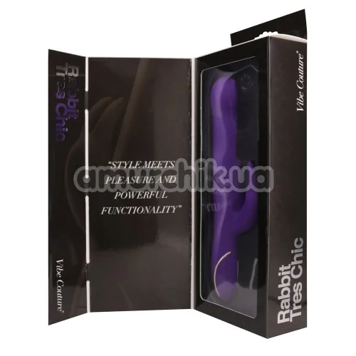 Вибратор Vibe Couture Rabbit Tres Chic, фиолетовый