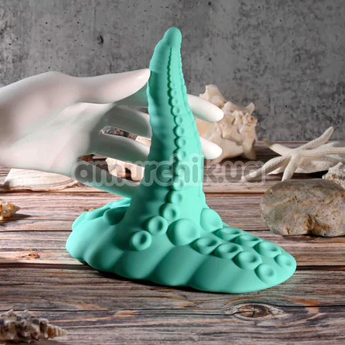 Вибратор Evolved Tentacle Grinder, бирюзовый