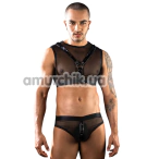 Комплект мужской JSY Sexy Lingerie 9173, черный: топ + трусы - Фото №1