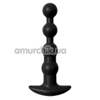 Анальная цепочка с вибрацией Anal Fantasy Elite Collection Rechargeable Anal Beads, черная - Фото №1