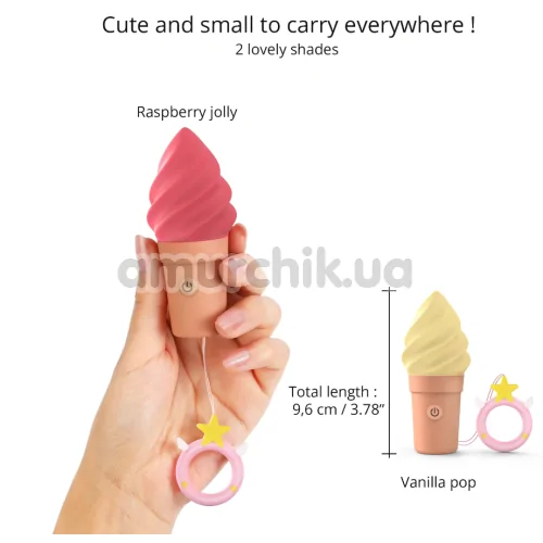 Кліторальний вібратор Love To Love Cand'ice, рожевий