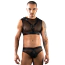 Комплект чоловічий JSY Sexy Lingerie 9173, чорний: топ + труси - Фото №1