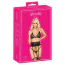Комплект Kissable Suspender Set, черный: бюстгальтер + пояс для чулок + трусики-стринги - Фото №5
