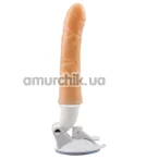 Вибратор Real Touch XXX Adjustability 7.2 Pitch Dildo, телесный - Фото №1