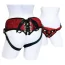 Трусики для страпона Sportsheets Red Lace Corsette Strap-On, красные - Фото №1